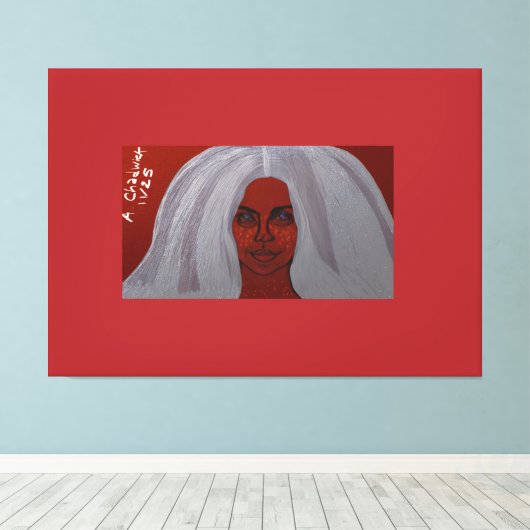 Toile My Freckles Are My Positivity Symbol (Insitu (Plancher de Bois))