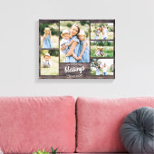 Toile My Greatest Blessings Mom Citation 6 Photo Rustic (Insitu(Salon))