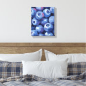 Toile Myrtilles | Aquarelle de fruits peints (Insitu(Chambre))