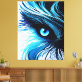 Toile Mystic Blue Gaze: The Art That Hypnotizes (Insitu(Salon))