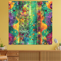 Mystic Flow – Art abstrait psychédélique énergétiq