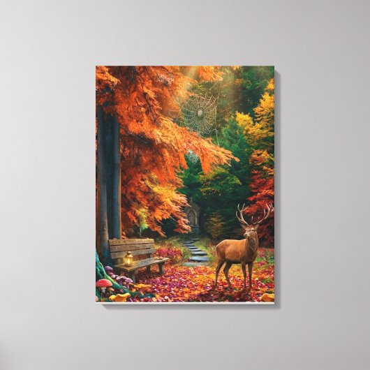 Toile “Mystic Forest Gateway” (Recto)