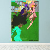 Toile Mystic Melanin Warriors (Insitu (Plancher de Bois))