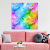 Toile Mystic Topaz Blue Glassy Texture (Insitu(Salon))