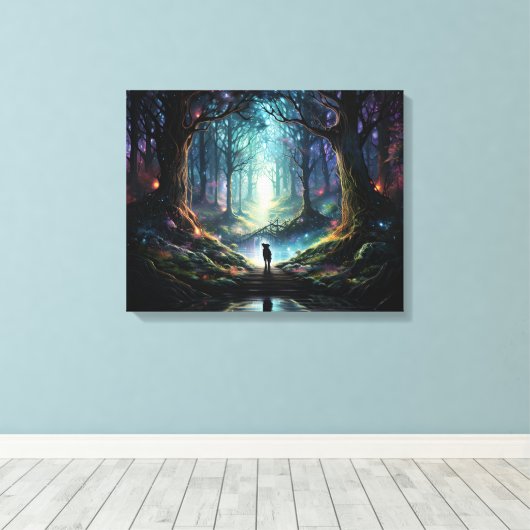 Toile "Mystical Great Dane" (Insitu (Plancher de Bois))