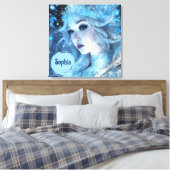 Toile Mystical Ice Queen - Imaginaire Winter Goddess Art (Insitu(Chambre))