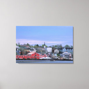 Toile N.A. Canada, Nouvelle-Écosse. Vue de Lunenburg, un