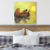 Toile N C Wyeth Peinture occidentale "Le Pêcheur silenci (Insitu(Chambre))