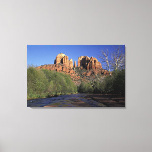 Toile NA, États-Unis, Arizona, Sedona. Cathedral Rock et