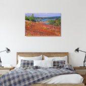 Toile NA, USA, Maine. Blueberry Barrens. (Insitu(Chambre))