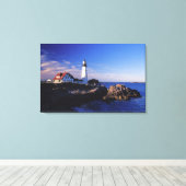 Toile NA, USA, Maine. Phare de Portland Head. (Insitu (Plancher de Bois))
