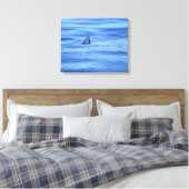 Toile Nage de requins dans l'eau de mer (Insitu(Chambre))