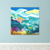 Toile Nage tropicale (Insitu (Plancher de Bois))