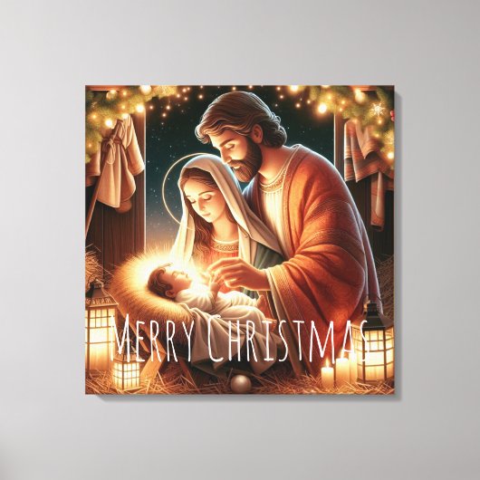 Toile Naissance de Jésus (Recto)