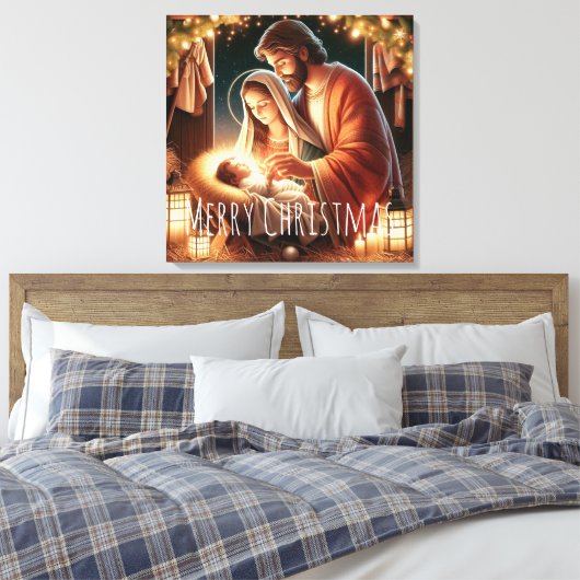 Toile Naissance de Jésus (Insitu(Chambre))