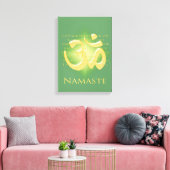 Toile Namaste avec symbole Om (Insitu(Salon))