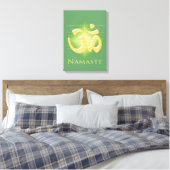 Toile Namaste avec symbole Om (Insitu(Chambre))