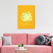 Toile Namaste avec symbole Om (Insitu(Salon))