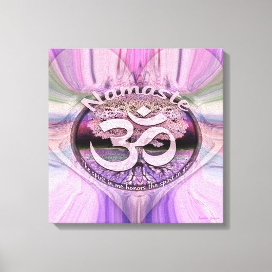 Toile Namaste Heart (Recto)