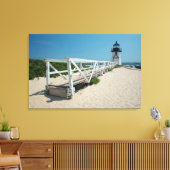 Toile Nantucket. Ancien phare en bois (Insitu(Salon))