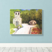 TOILE NAPA VALLEY WINERCOULEUR D'EAU (Insitu (Plancher de Bois))