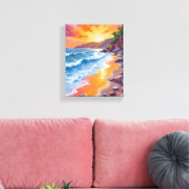 Toile Napili Bay Sunset Maui Hawaii Peinture (Insitu(Salon))