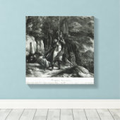 Toile Napoléon en service de sentinelle (Insitu (Plancher de Bois))