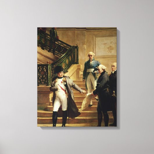 Toile Napoléon I au Palais Royal (Recto)