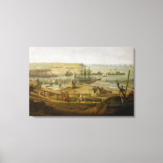 Toile Napoléon visite le camp de Boulogne (Recto)