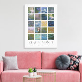 Toile Nappes d'eau Claude Monet (Insitu(Salon))