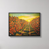 Toile Naranjas de Valencia Peinture d'Alfred Fox (Recto)