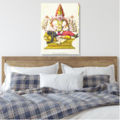 Toile Narasimha, gravée par Marlet (Insitu(Chambre))