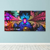 Toile Narcisse fractal (Insitu (Plancher de Bois))