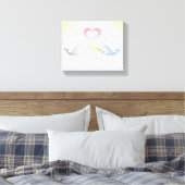 Toile Narwhal Kisses (Insitu(Chambre))