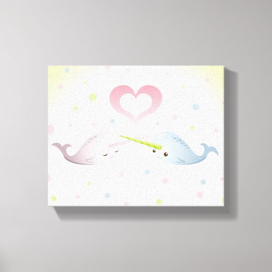 Toile Narwhal Kisses (Recto)