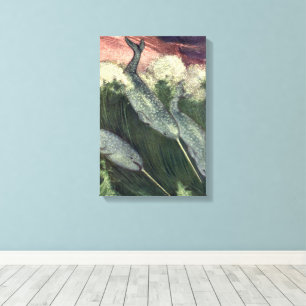 Toile Narwhals vintages, Vie Marine Baleines Animaux mar