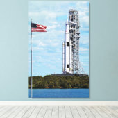 Toile NASA SLS Système de lancement spatial Fusée sur l' (Insitu (Plancher de Bois))