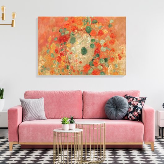 Toile Nasturtiums par Odilon Redon (Insitu(Salon))