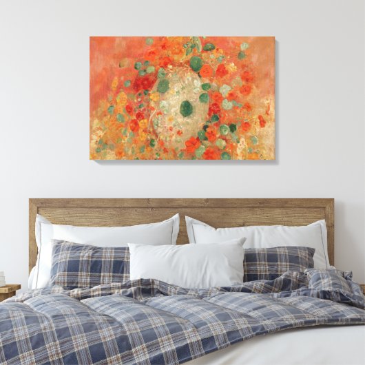 Toile Nasturtiums par Odilon Redon (Insitu(Chambre))