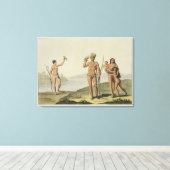 Toile Natifs du Guyana (litho couleur) (Insitu (Plancher de Bois))