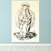 Toile Nativité de Noël Vierge et Enfant Vierge Marie (Insitu (Plancher de Bois))