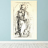 Toile Nativité de Noël Vierge et Enfant Vierge Marie (Insitu (Plancher de Bois))