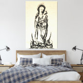 Toile Nativité de Noël Vierge et Enfant Vierge Marie (Insitu(Chambre))