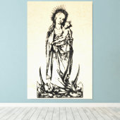 Toile Nativité de Noël Vierge et Enfant Vierge Marie (Insitu (Plancher de Bois))