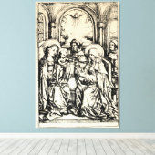 Toile Nativité de Noël Vierge et Enfant Vierge Marie (Insitu (Plancher de Bois))