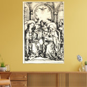 Toile Nativité de Noël Vierge et Enfant Vierge Marie (Insitu(Salon))