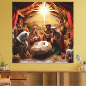 Toile Nativité Noël (Insitu(Salon))
