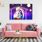Toile Nativité Noël (Insitu(Salon))