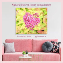 Natural Flower Heart - percé par la flèche.