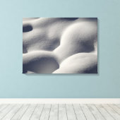 Toile Nature Abstraite des monticules de neige mousseuse (Insitu (Plancher de Bois))